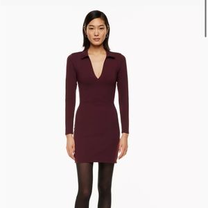 Aritzia's Babaton Contour Polo Longsleeve Dress